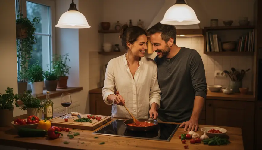 Proč je vaření ve dvou skvělou formou párové terapie